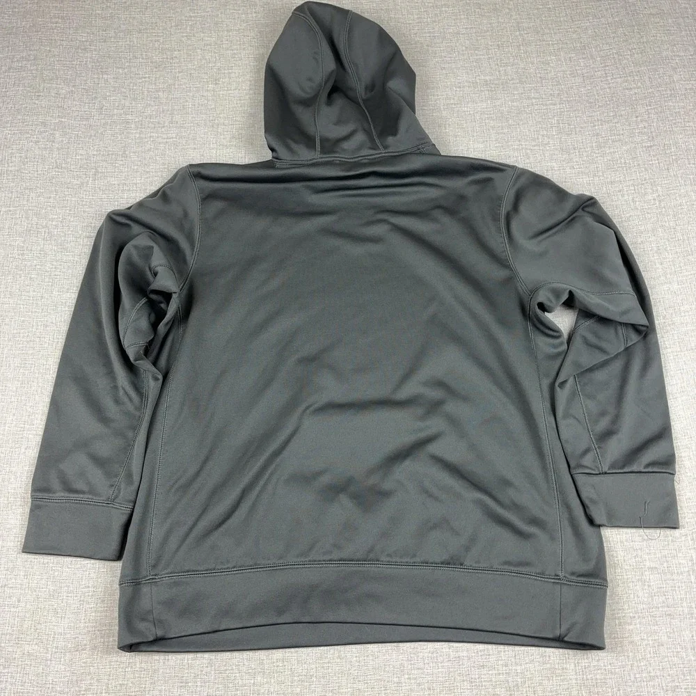 Nike Therma-FIT Hoodie Mens Large Gray 1/4 Zip Pullover Fleece 503948-060
